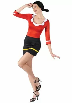 Fun World Womens Sexy Olive Oyl Costume