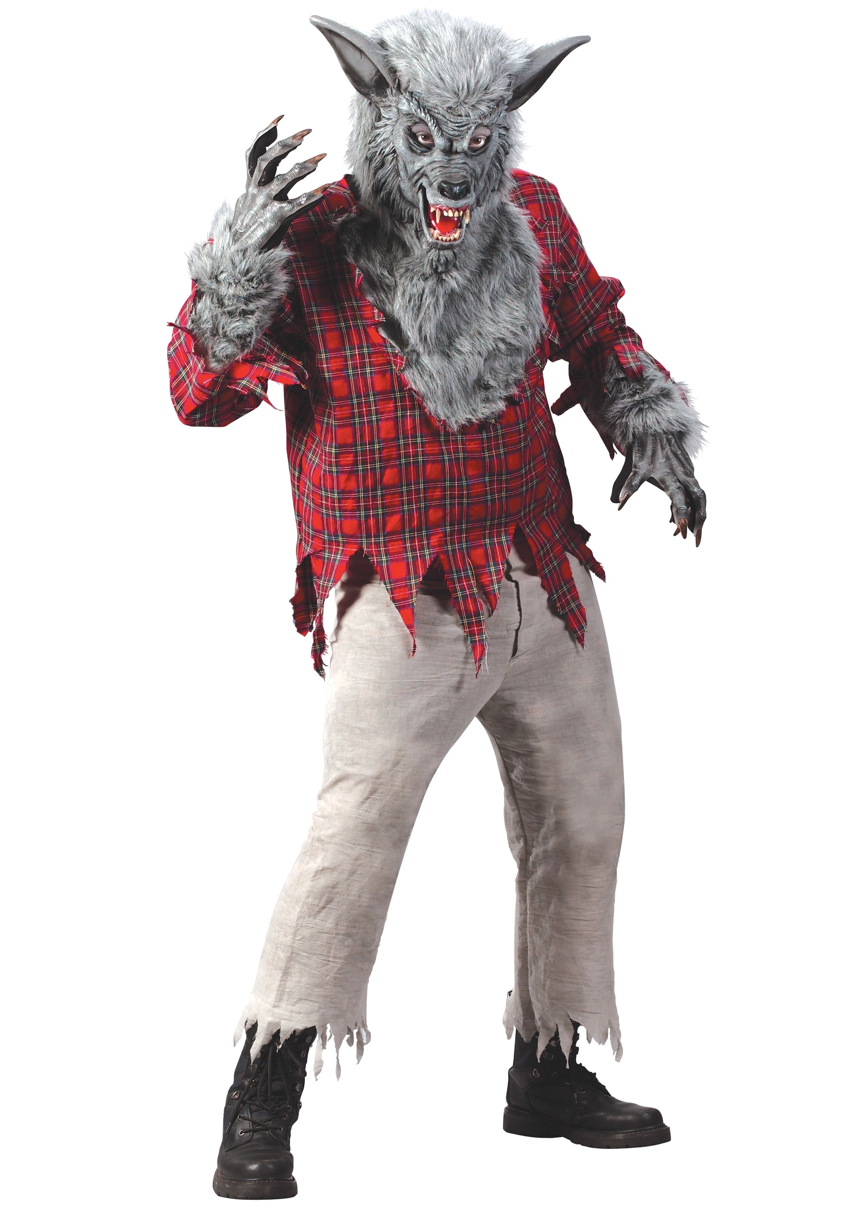 Fun World Silver Werewolf Men's Costume 1 Fun World Silver Werewolf Men's Costume