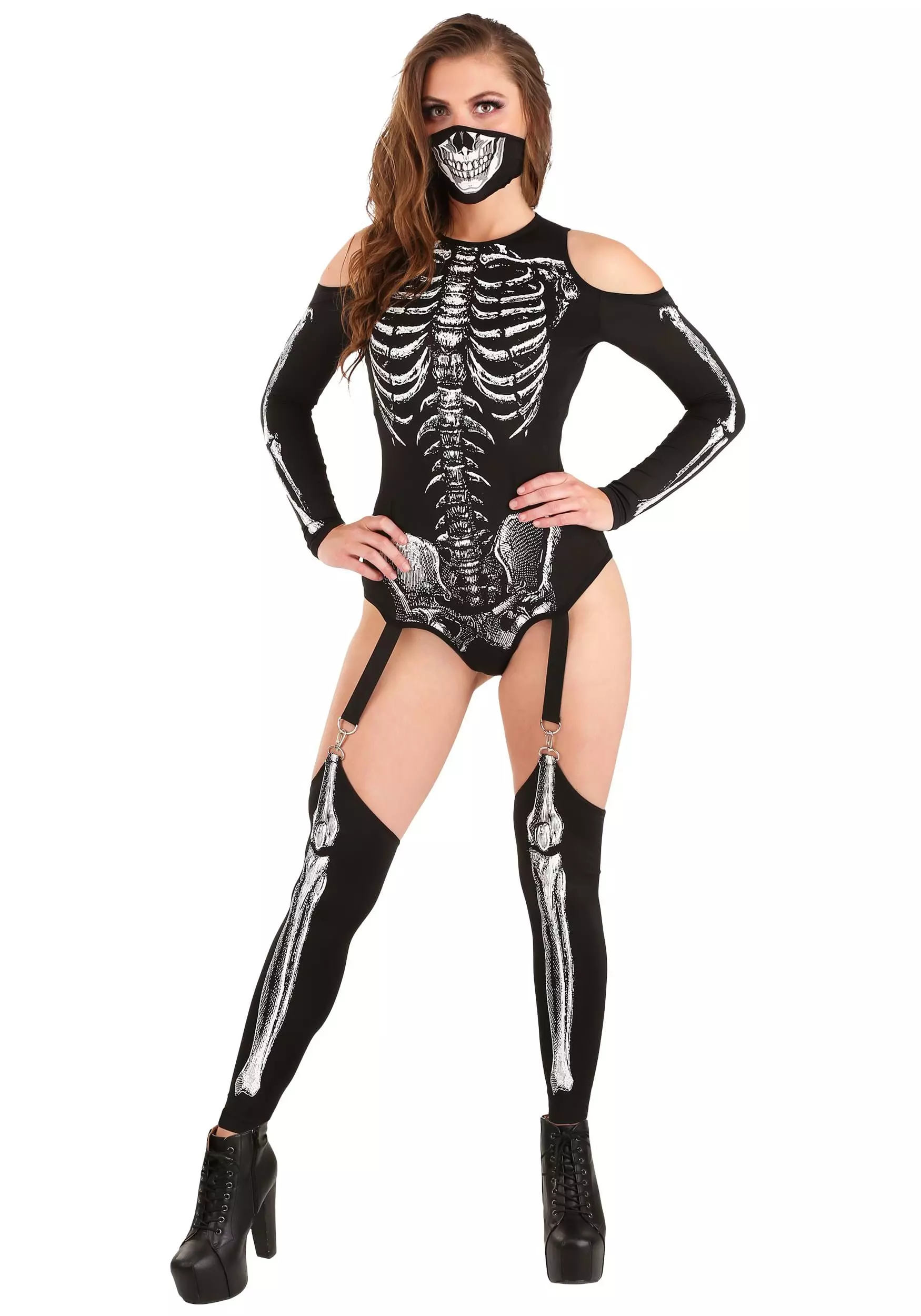 Seeing Red Skeleton Bodysuit Costume 7 Seeing Red Skeleton Bodysuit Costume - Image 7