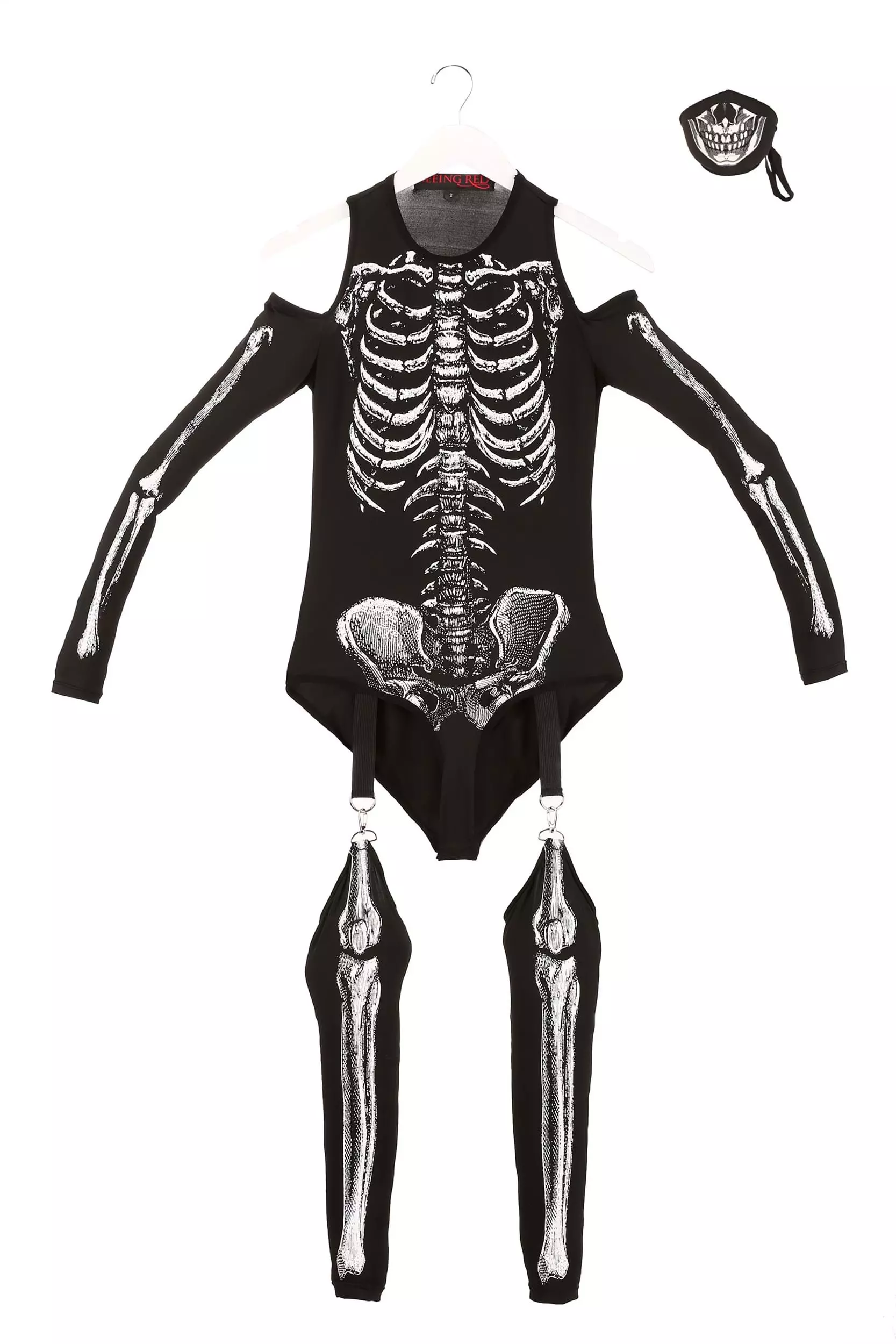 Seeing Red Skeleton Bodysuit Costume 8 Seeing Red Skeleton Bodysuit Costume - Image 8