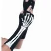 LEG AVENUE Skeleton Fingerless Gloves