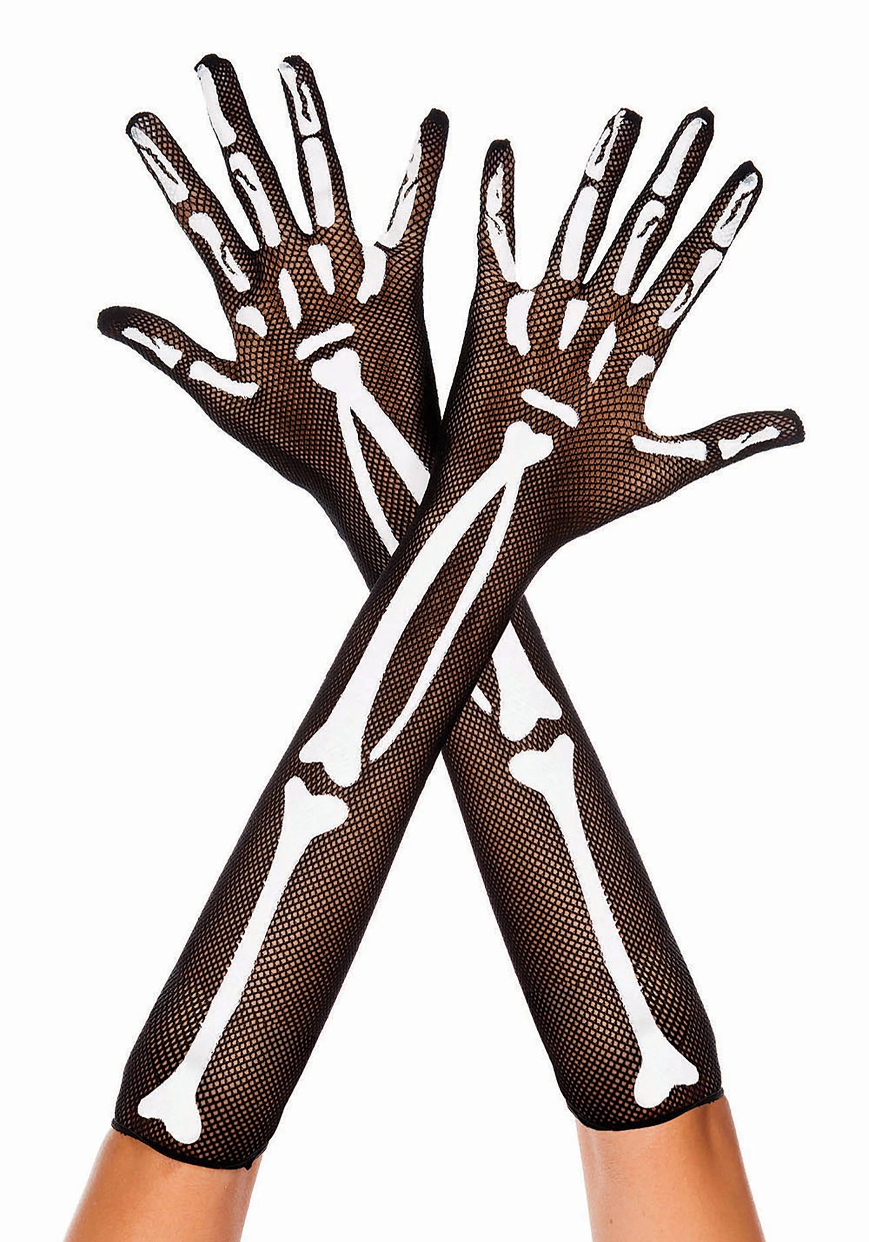 MUSIC LEGS Skeleton Fishnet Glove Accessory 1 MUSIC LEGS Skeleton Fishnet Glove Accessory