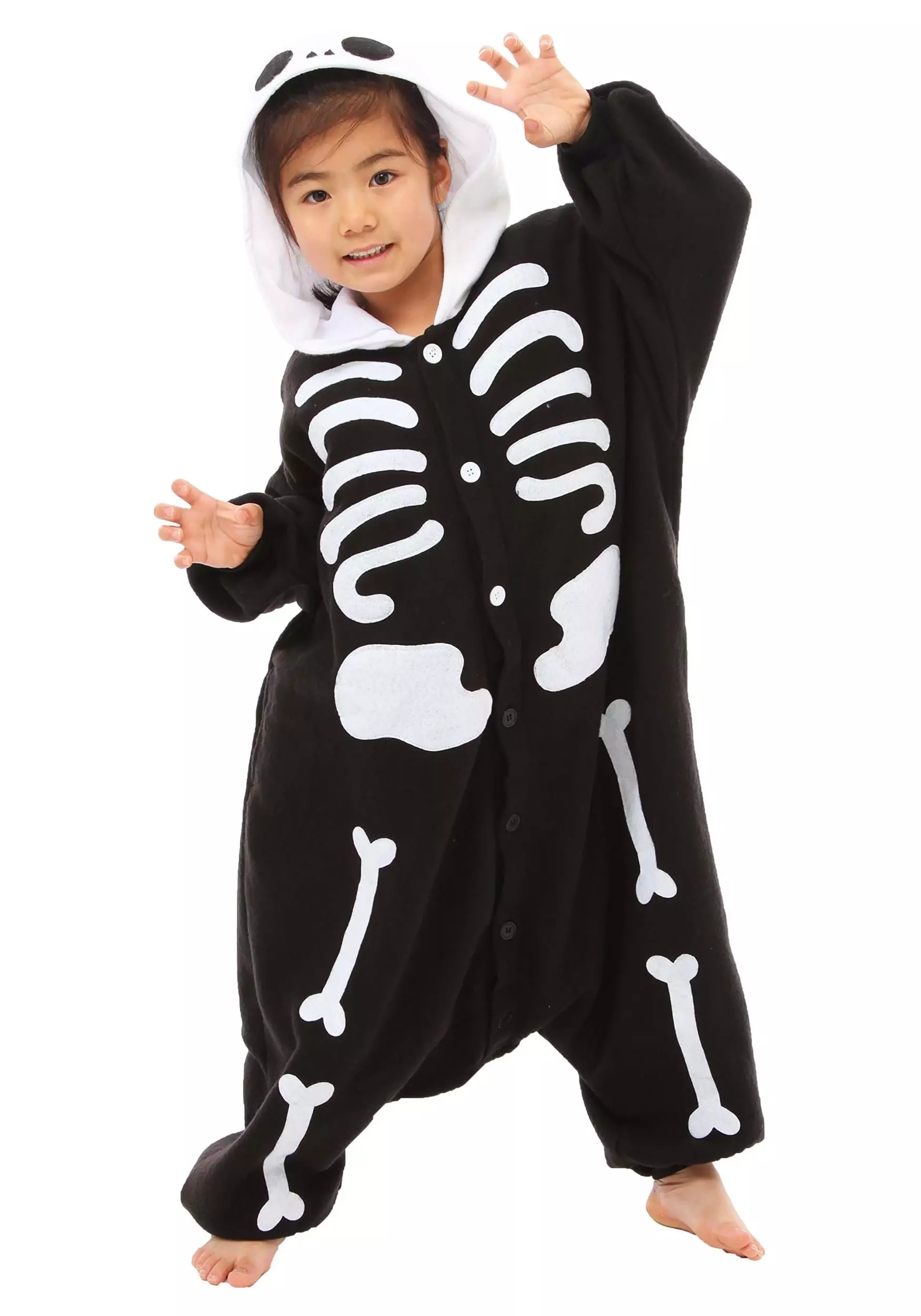 Sazac Skeleton Kids Costume Kigurumi 1 Sazac Skeleton Kids Costume Kigurumi