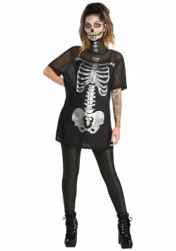 AMSCAN Women's Skeleton Tunic