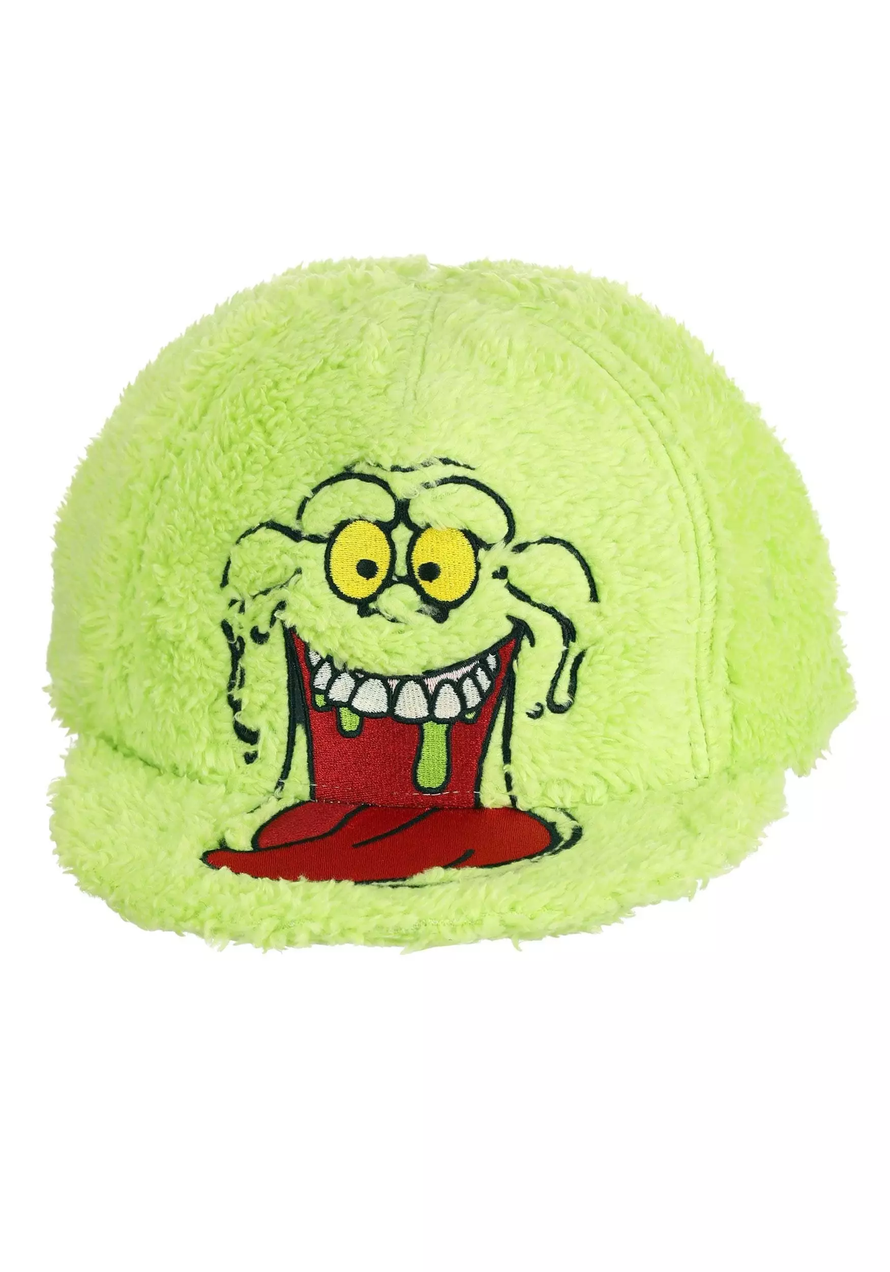 Elope Ghostbusters Slimer Flat Bill Fuzzy Cap 4 Elope Ghostbusters Slimer Flat Bill Fuzzy Cap - Image 4