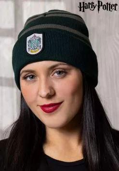 Elope Stocking Cap With Slytherin Crest