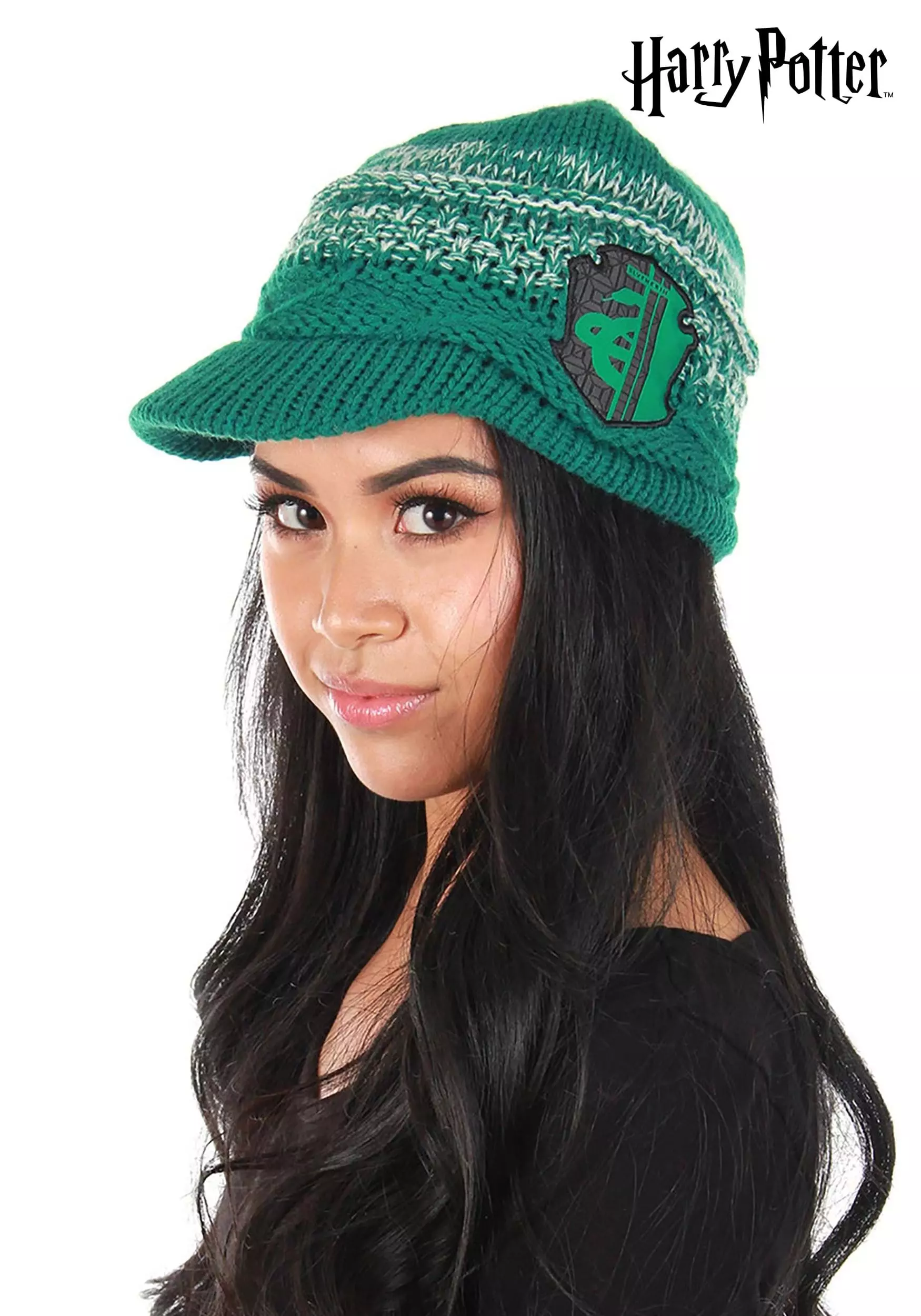 Elope Knit Brim Cap Slytherin 1 Elope Knit Brim Cap Slytherin