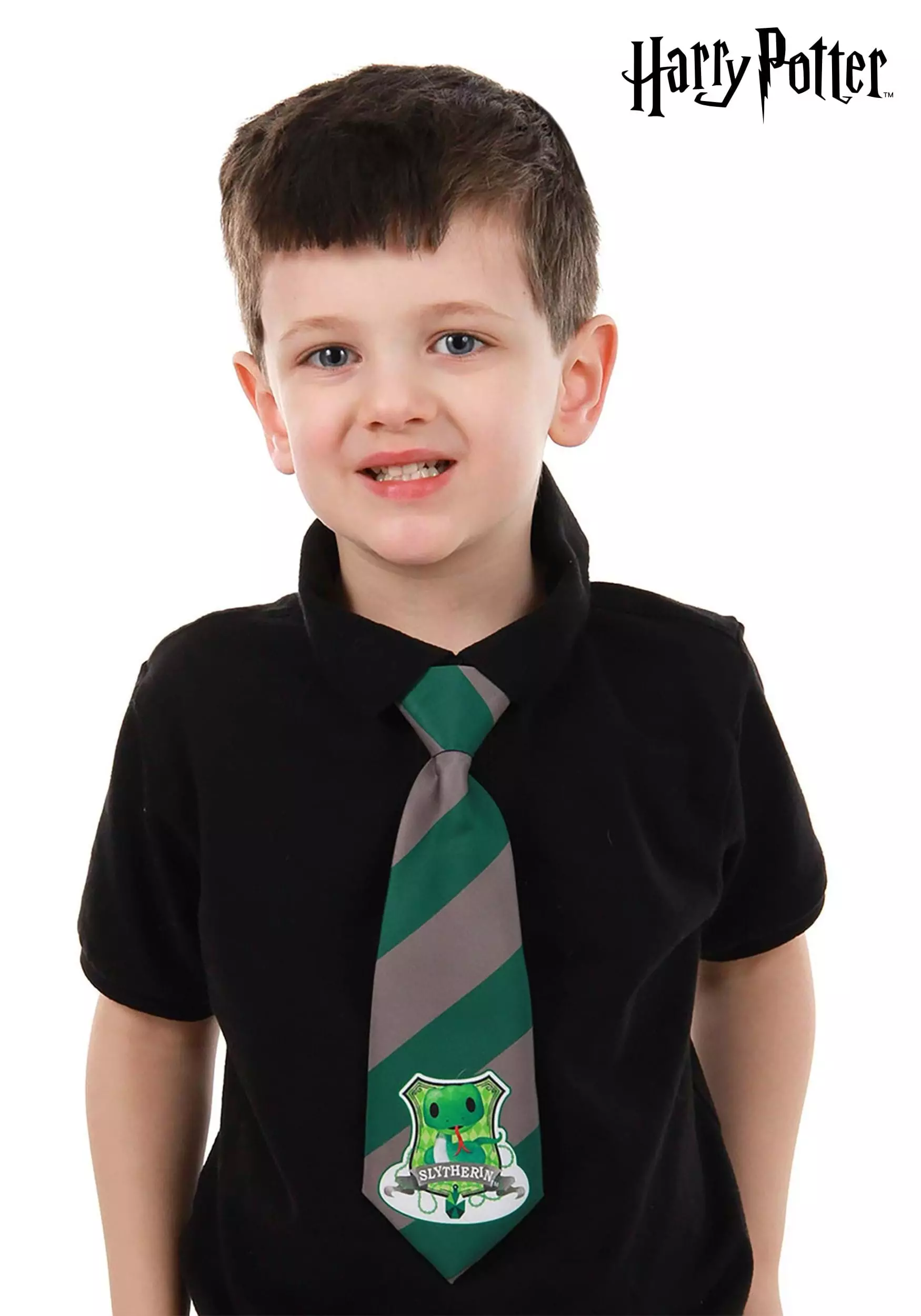Elope Slytherin House Toddler Breakaway Tie 1 Elope Slytherin House Toddler Breakaway Tie