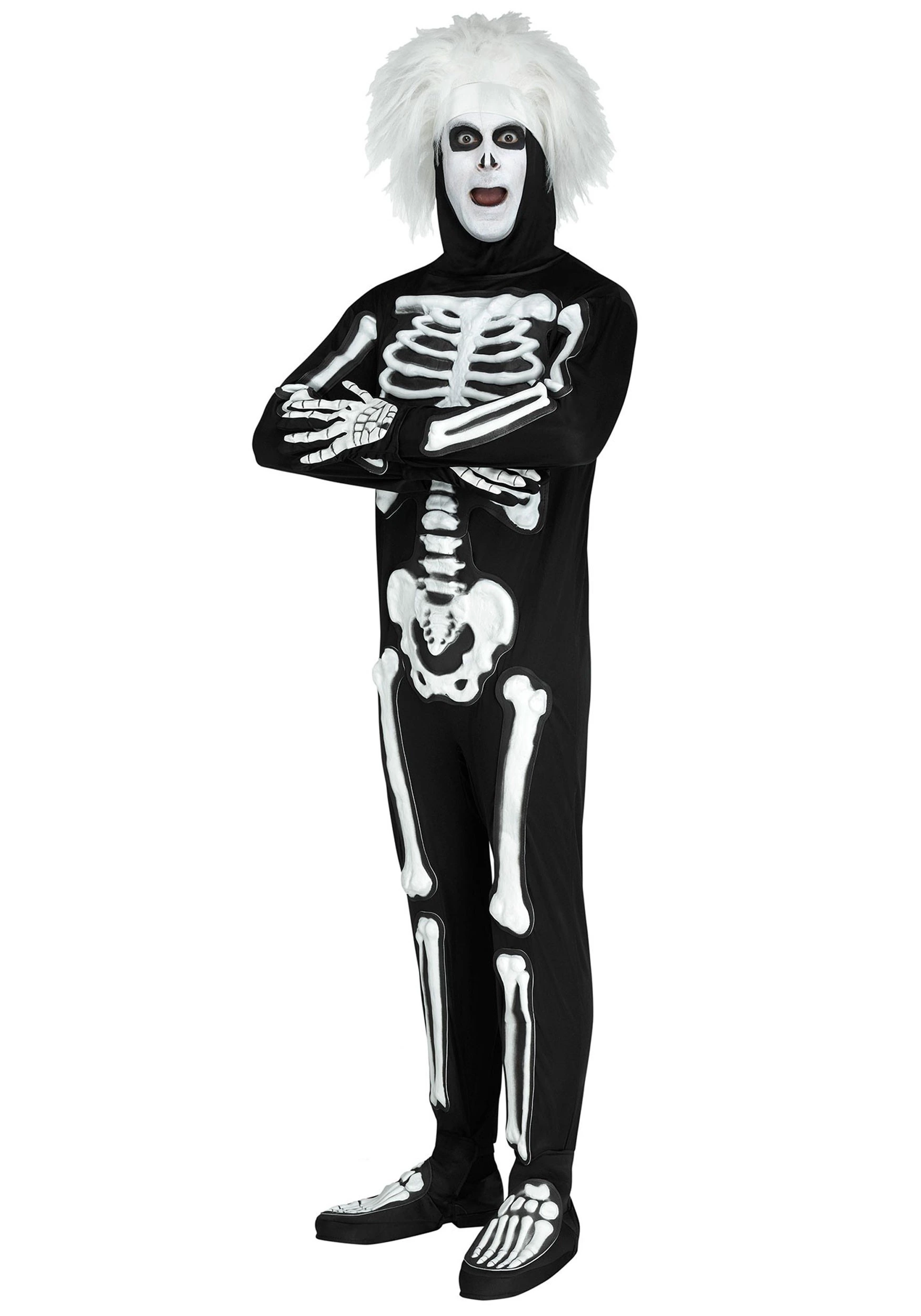 Fun World SNL Beat Boy Skeleton Men's Costume 1 Fun World SNL Beat Boy Skeleton Men's Costume