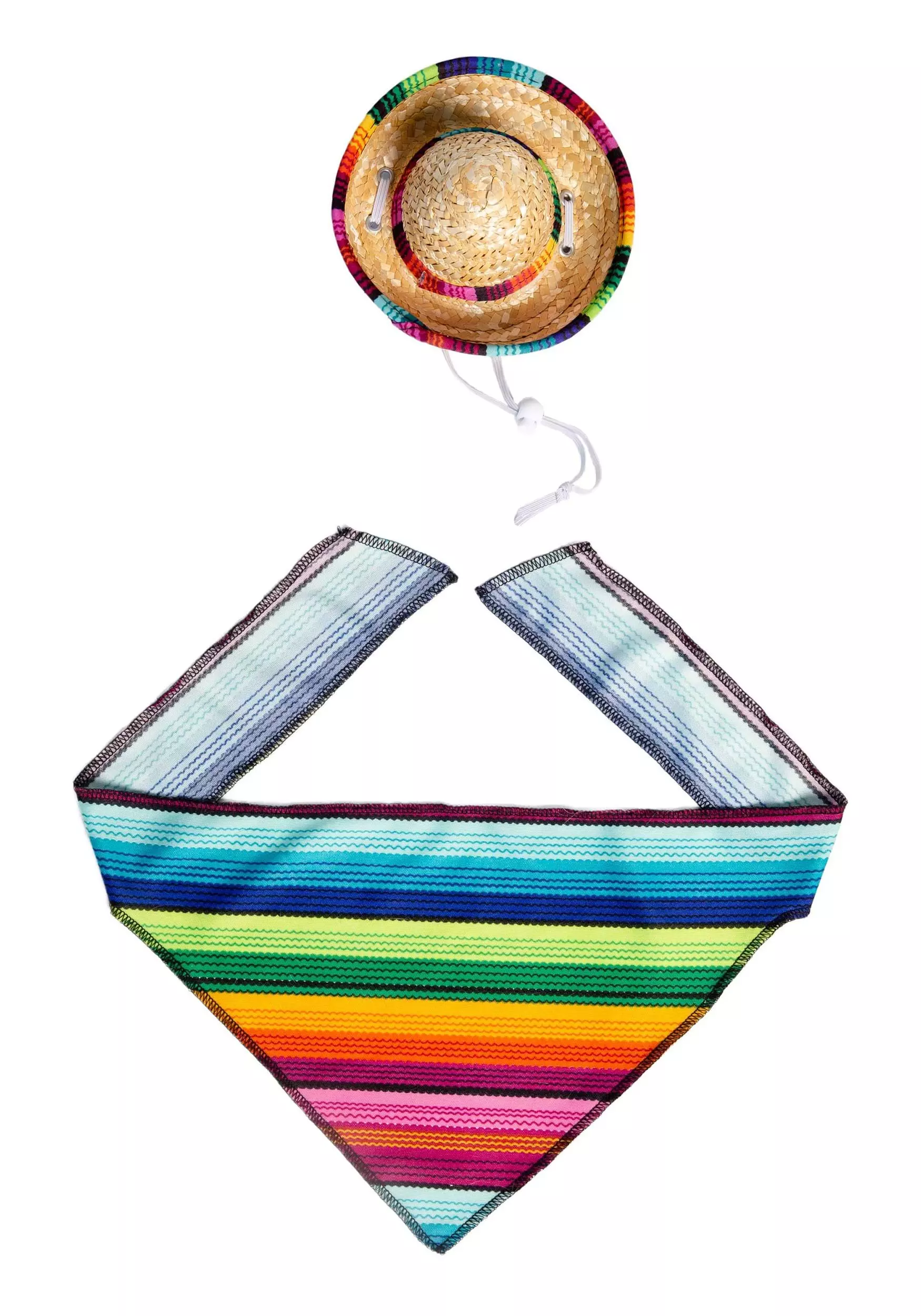 Pet Krewe Bandana And Sombrero Pet Costume Set 5 Pet Krewe Bandana And Sombrero Pet Costume Set - Image 5