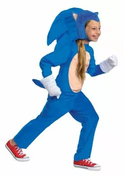 Disguise Sonic 2 Deluxe Sonic Movie Costume For Kids 9 Disguise Sonic 2 Deluxe Sonic Movie Costume For Kids -Scary Costumes store sonic 2 kids deluxe sonic movie costume alt 4