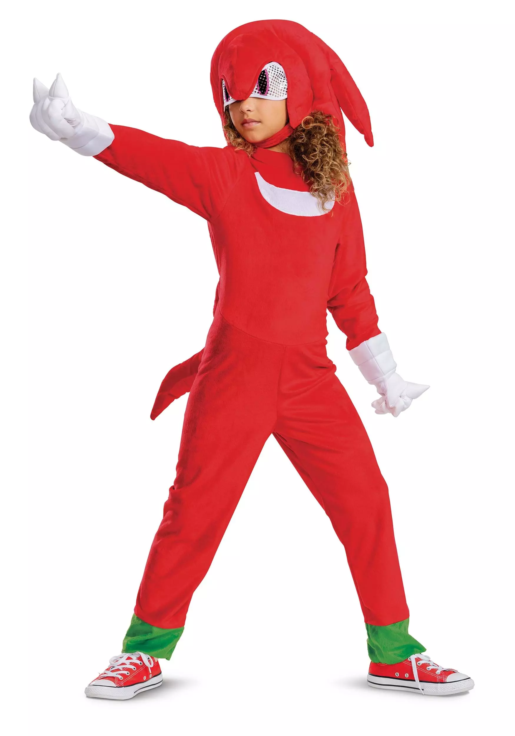 Disguise Limited Sonic 2 Knuckles Deluxe Costume For Kids 3 Disguise Limited Sonic 2 Knuckles Deluxe Costume For Kids - Image 3