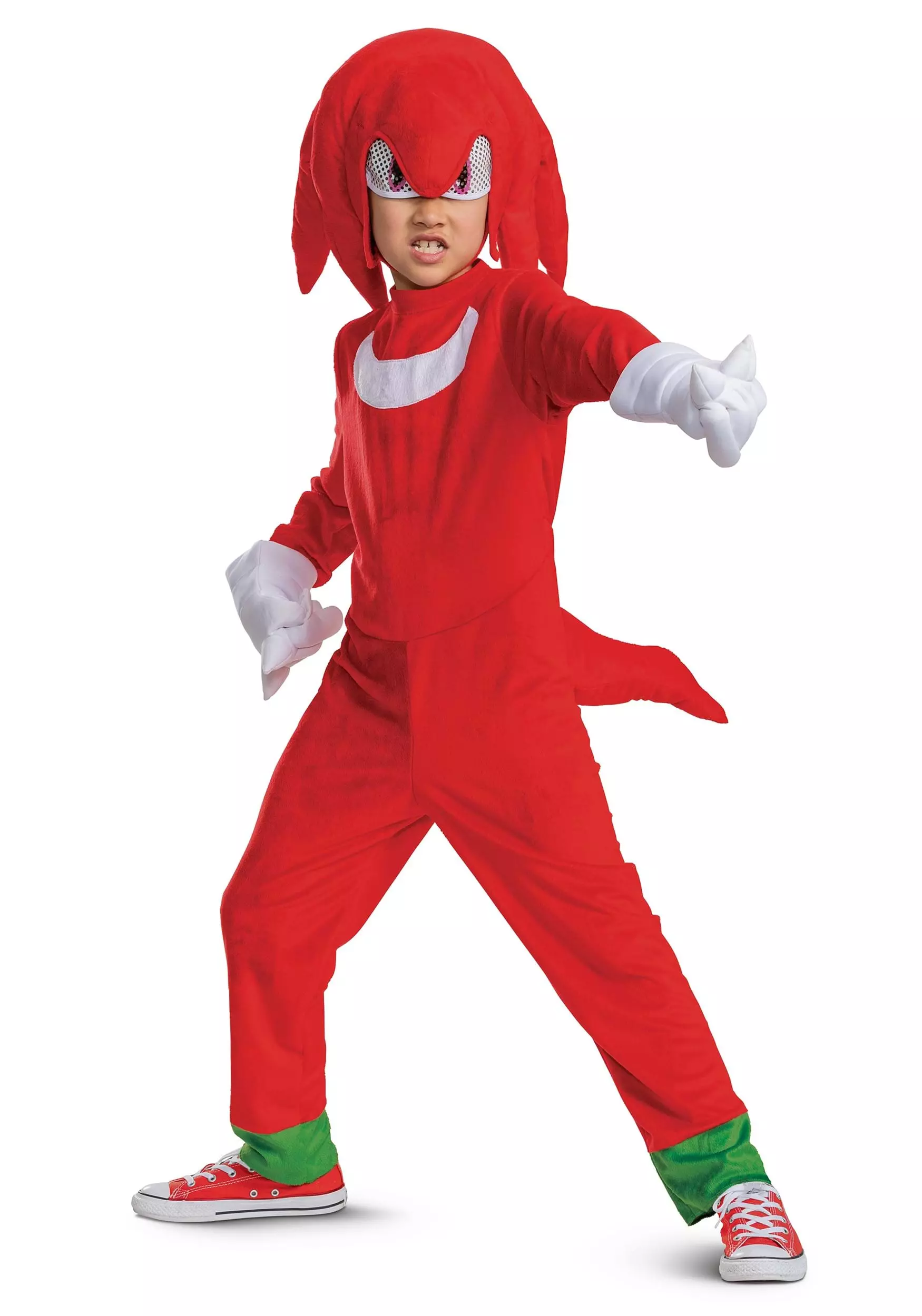Disguise Limited Sonic 2 Knuckles Deluxe Costume For Kids 1 Disguise Limited Sonic 2 Knuckles Deluxe Costume For Kids