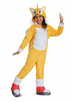 Disguise Limited Sonic 2 Tails Deluxe Costume For Children -Scary Costumes store sonic 2 tails child deluxe costume alt 2