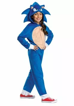 Disguise Sonic Movie 2 Classic Costume For Kids 6 Disguise Sonic Movie 2 Classic Costume For Kids -Scary Costumes store sonic movie 2 child classic costume alt 2