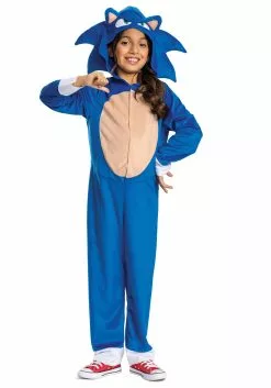 Disguise Sonic Movie 2 Classic Costume For Kids 7 Disguise Sonic Movie 2 Classic Costume For Kids -Scary Costumes store sonic movie 2 child classic costume alt 3