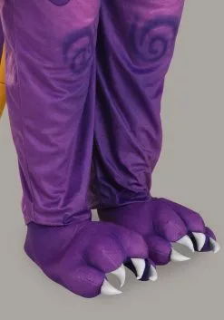 Fun Costumes Spyro The Dragon Plus Size Adult Costume Jumpsuit 12 Fun Costumes Spyro The Dragon Plus Size Adult Costume Jumpsuit -Scary Costumes store spyro the dragon adult plus costume jumpsuit alt 5