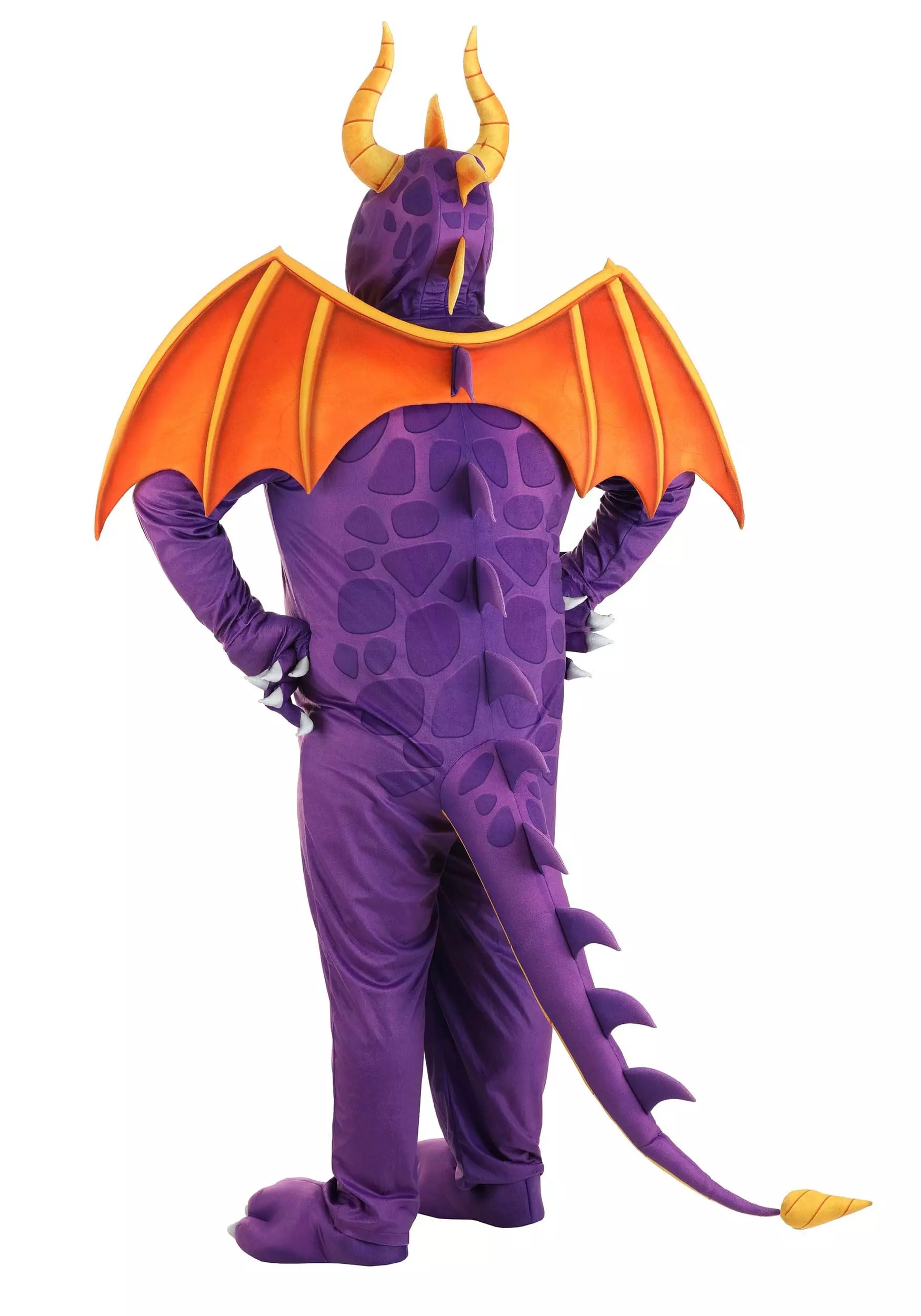Fun Costumes Spyro The Dragon Plus Size Adult Costume Jumpsuit 7 Fun Costumes Spyro The Dragon Plus Size Adult Costume Jumpsuit - Image 7
