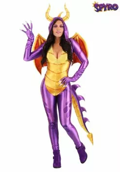 Fun Costumes Spyro The Dragon Costume Jumpsuit For Women