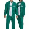 Disguise Squid Game Player 456 Track Suit For Adults
