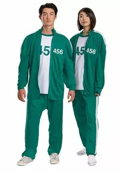 Disguise Squid Game Player 456 Track Suit For Adults