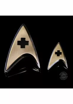 Quantam Mechanix Star Trek: Discovery - Enterprise Medical Badge And Pin 7 Quantam Mechanix Star Trek: Discovery - Enterprise Medical Badge And Pin -Scary Costumes store star trek discovery enterprise medical badge an alt 2