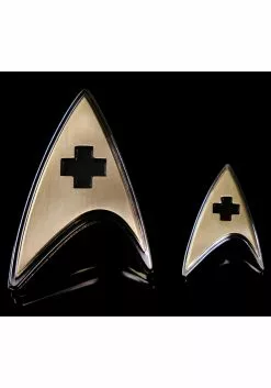 Quantam Mechanix Star Trek: Discovery - Enterprise Medical Badge And Pin 9 Quantam Mechanix Star Trek: Discovery - Enterprise Medical Badge And Pin -Scary Costumes store star trek discovery enterprise medical badge an alt 4