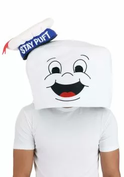 Elope Stay Puft Reversible Adult Costume Hat Mask 11 Elope Stay Puft Reversible Adult Costume Hat Mask -Scary Costumes store stay puft reversible hat mask alt 3