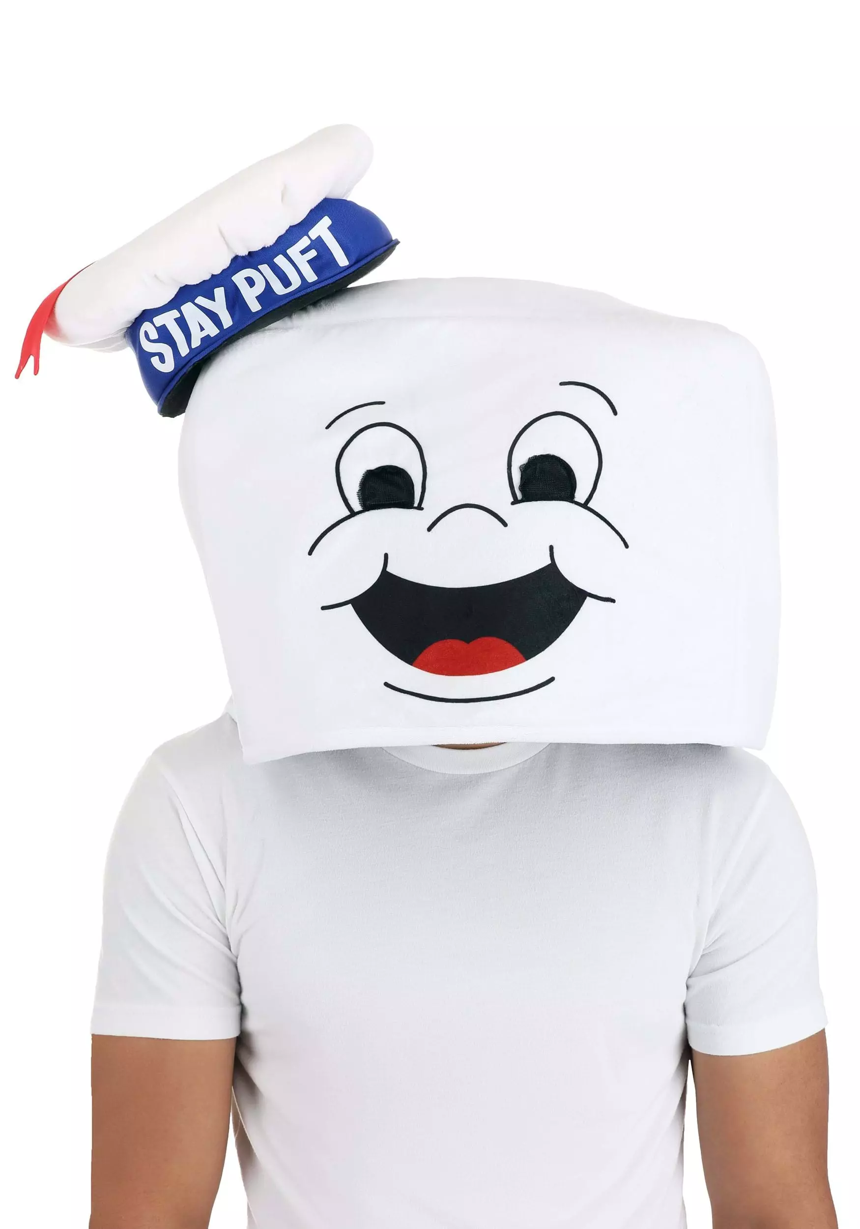 Elope Stay Puft Reversible Adult Costume Hat Mask 4 Elope Stay Puft Reversible Adult Costume Hat Mask - Image 4