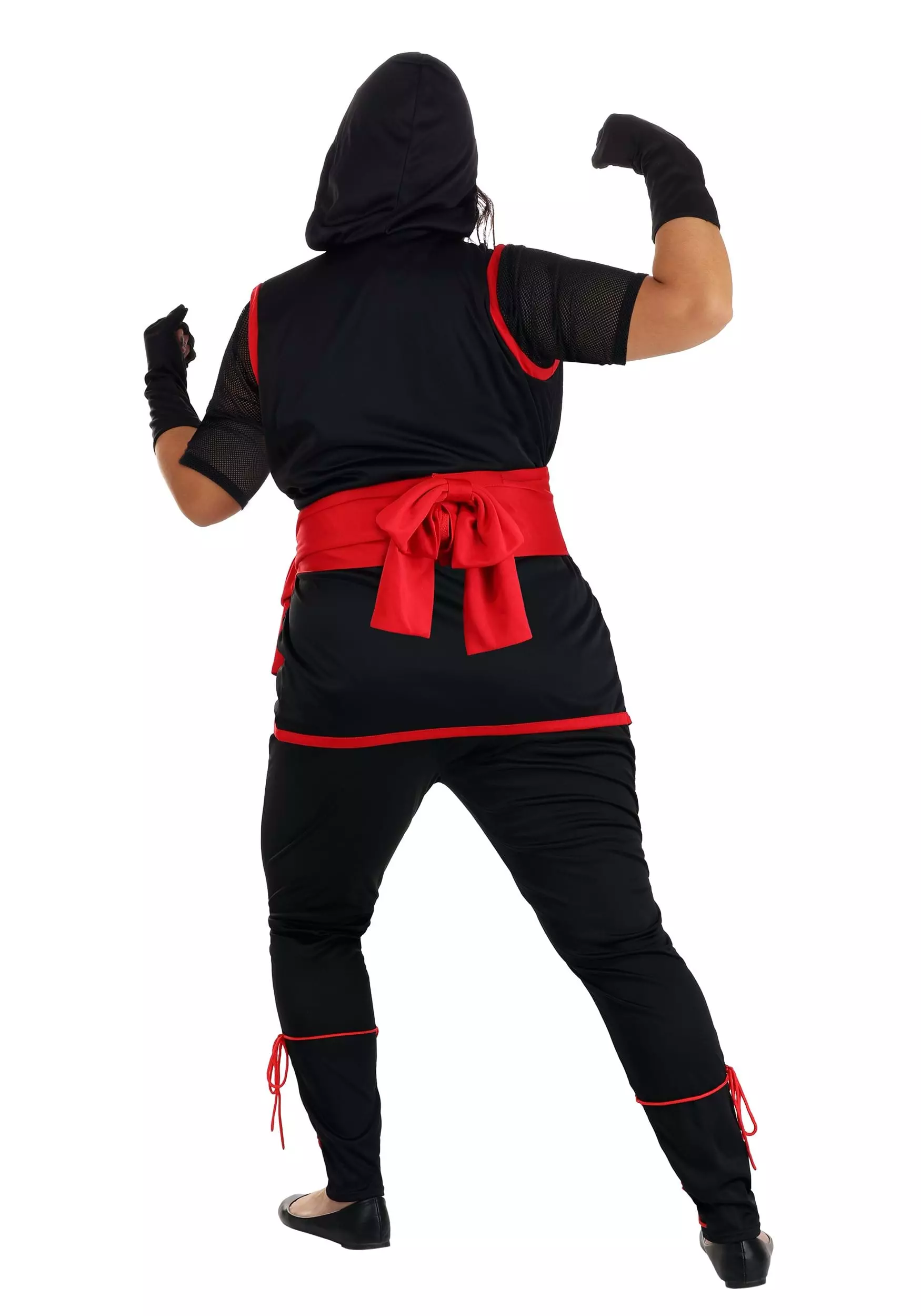 Fun Costumes Plus Size Stealth Ninja Costume 6 Fun Costumes Plus Size Stealth Ninja Costume - Image 6
