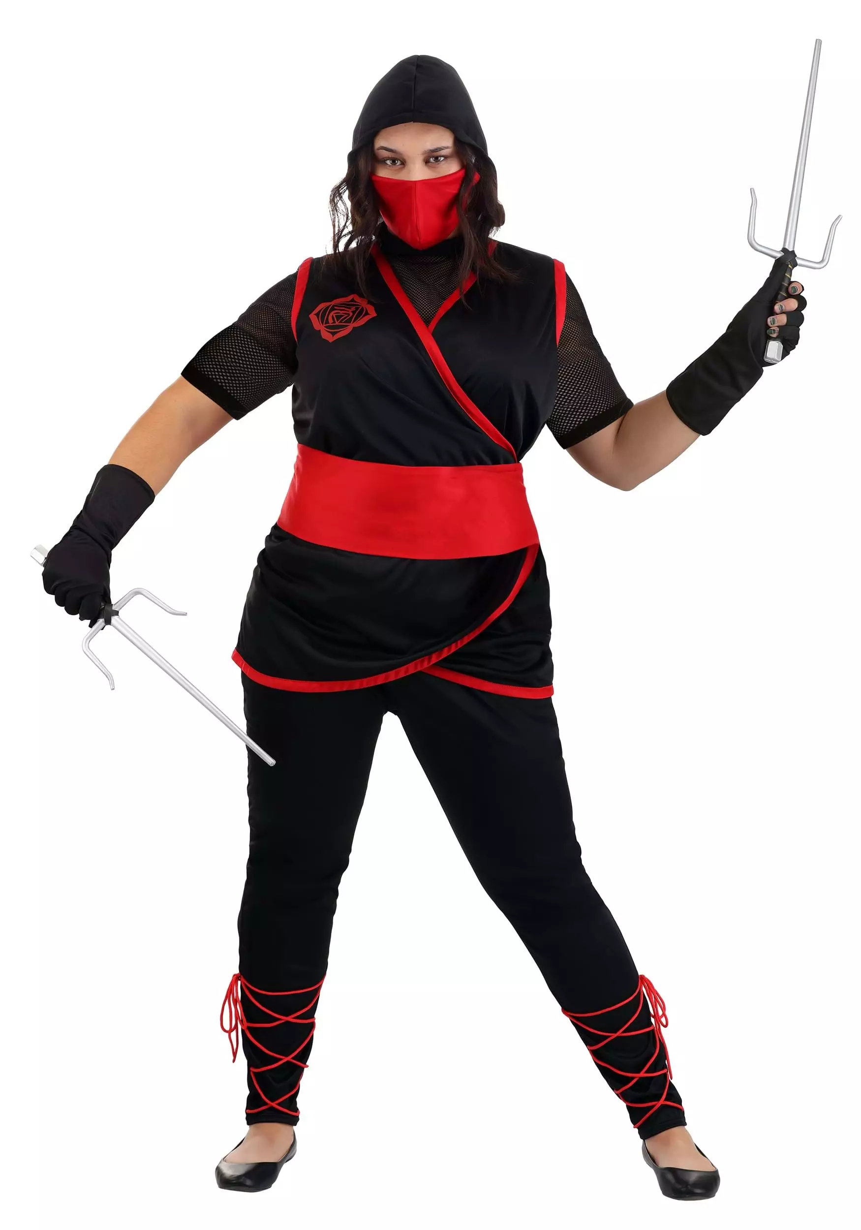 Fun Costumes Plus Size Stealth Ninja Costume 1 Fun Costumes Plus Size Stealth Ninja Costume