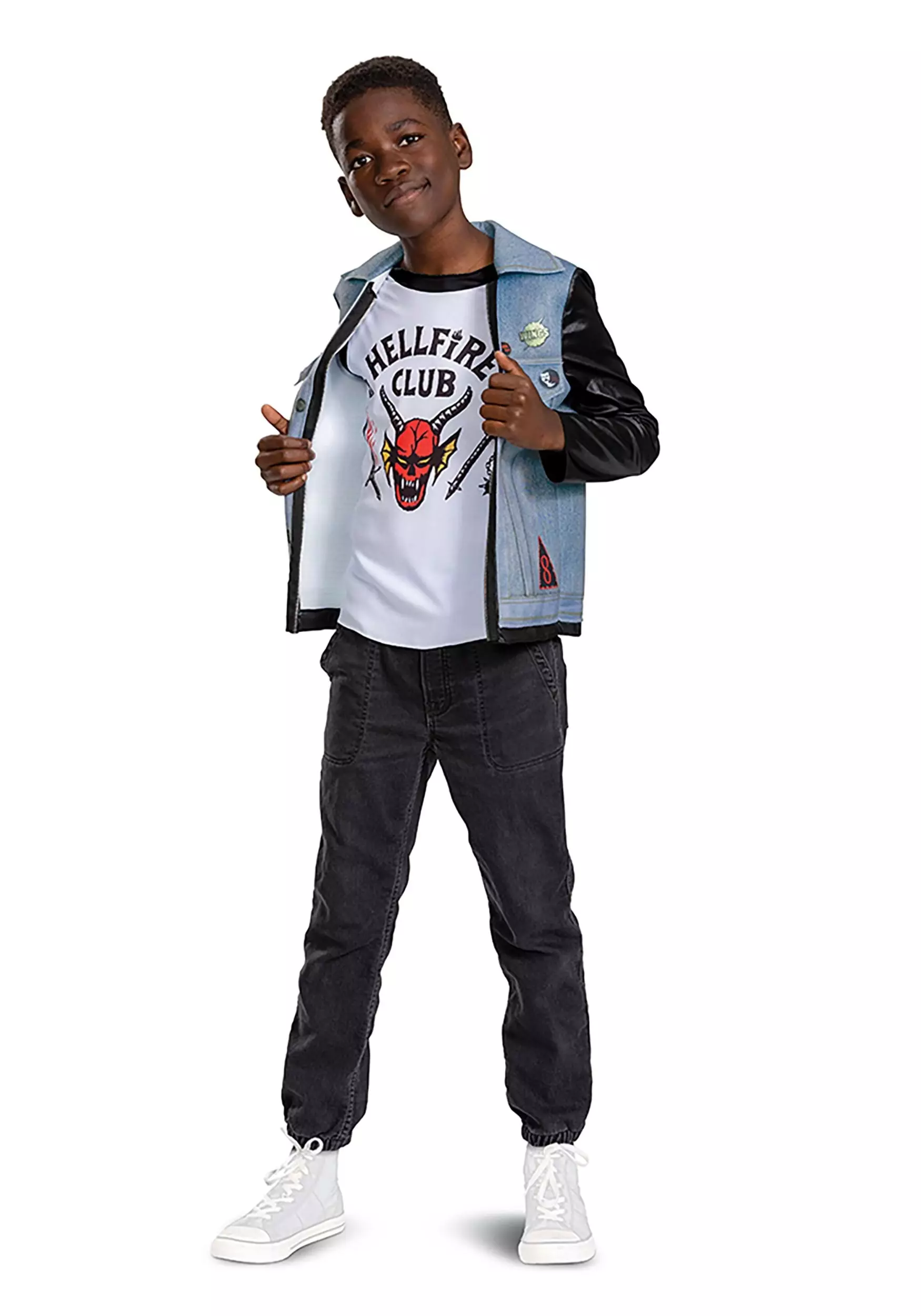 Disguise Stranger Things Classic Eddie Tween S4 Costume 2 Disguise Stranger Things Classic Eddie Tween S4 Costume - Image 2