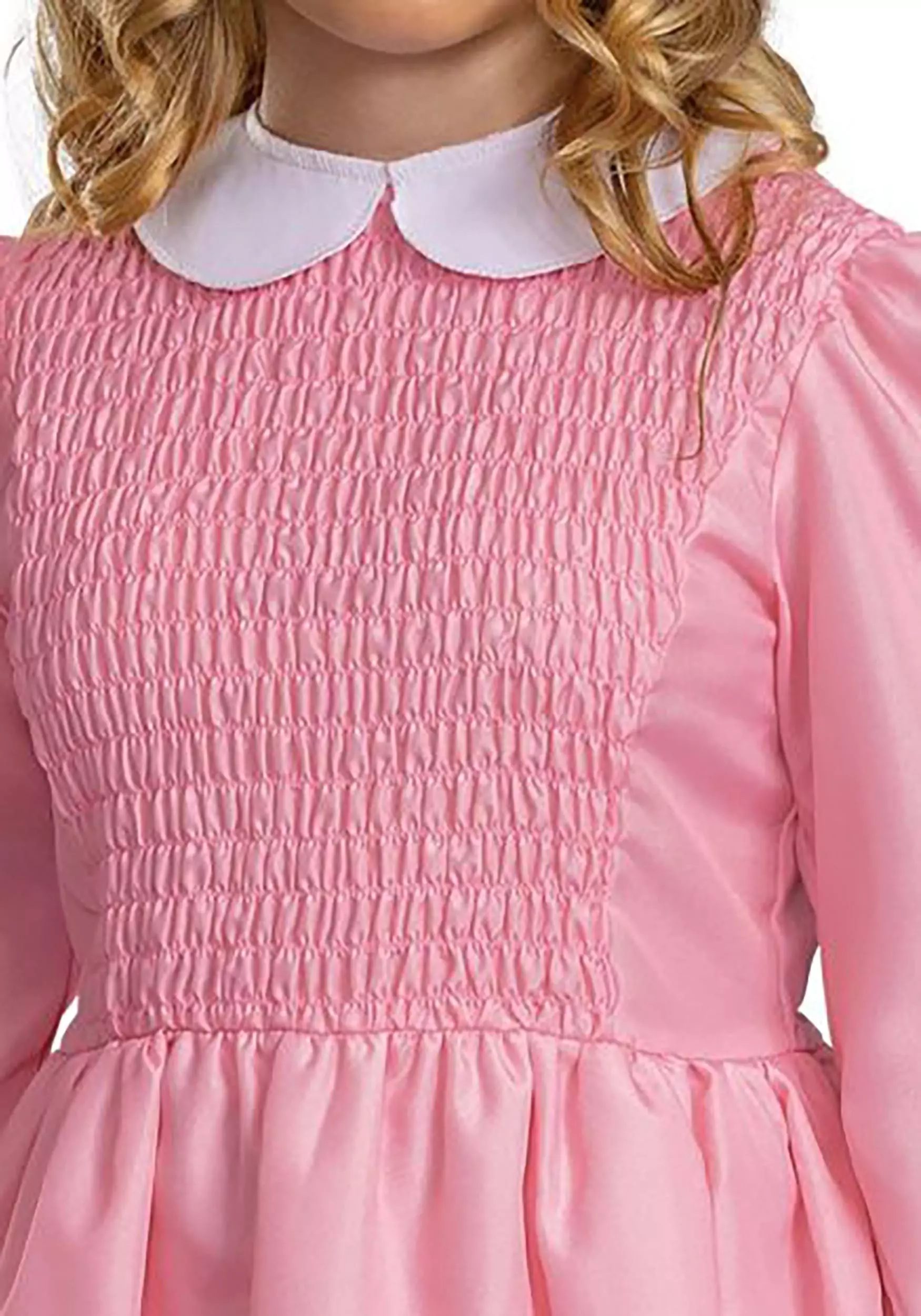 Disguise Stranger Things Classic Pink Dress Eleven Tween Costume 3 Disguise Stranger Things Classic Pink Dress Eleven Tween Costume - Image 3