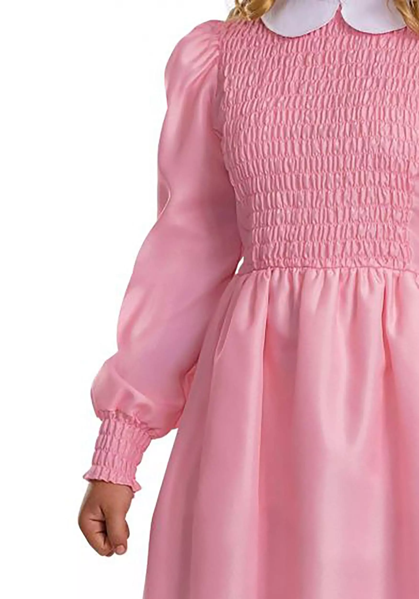 Disguise Stranger Things Classic Pink Dress Eleven Tween Costume 4 Disguise Stranger Things Classic Pink Dress Eleven Tween Costume - Image 4