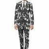 Opposuits Men's Suitmeister Halloween Ghost Suit