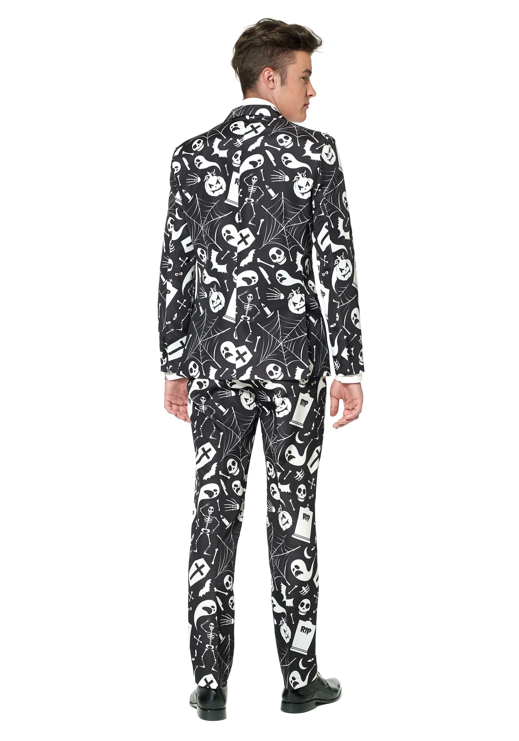 Opposuits Men's Suitmeister Halloween Ghost Suit 2 Opposuits Men's Suitmeister Halloween Ghost Suit - Image 2