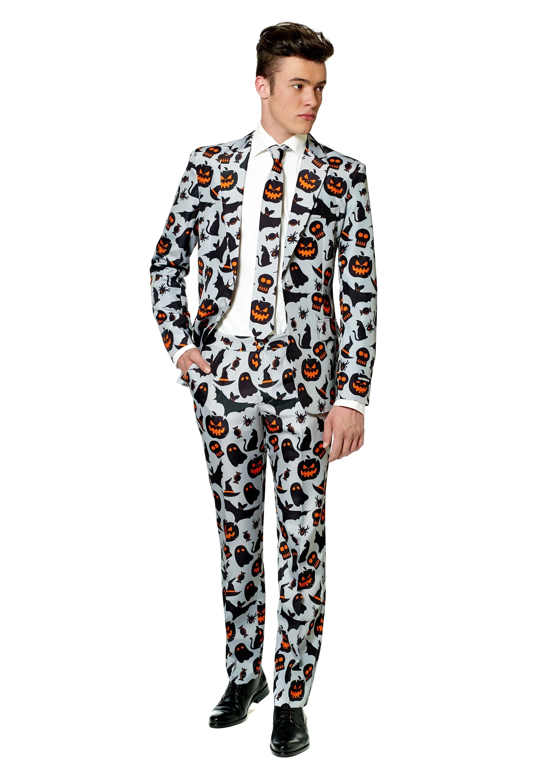 Opposuits Suitmeister Halloween Pumpkin Men's Suit 1 Opposuits Suitmeister Halloween Pumpkin Men's Suit