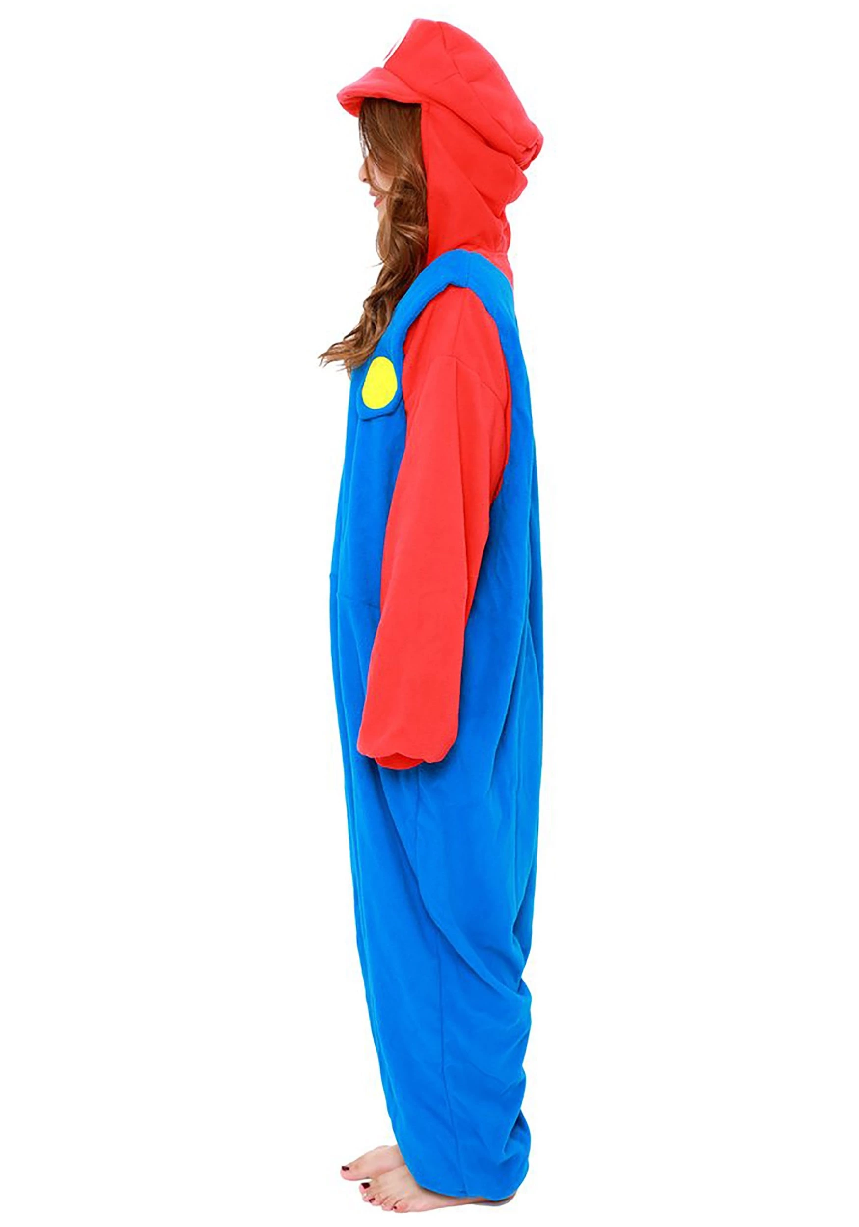 Sazac Super Mario Brothers Adult Mario Kigurumi Costume 3 Sazac Super Mario Brothers Adult Mario Kigurumi Costume - Image 3