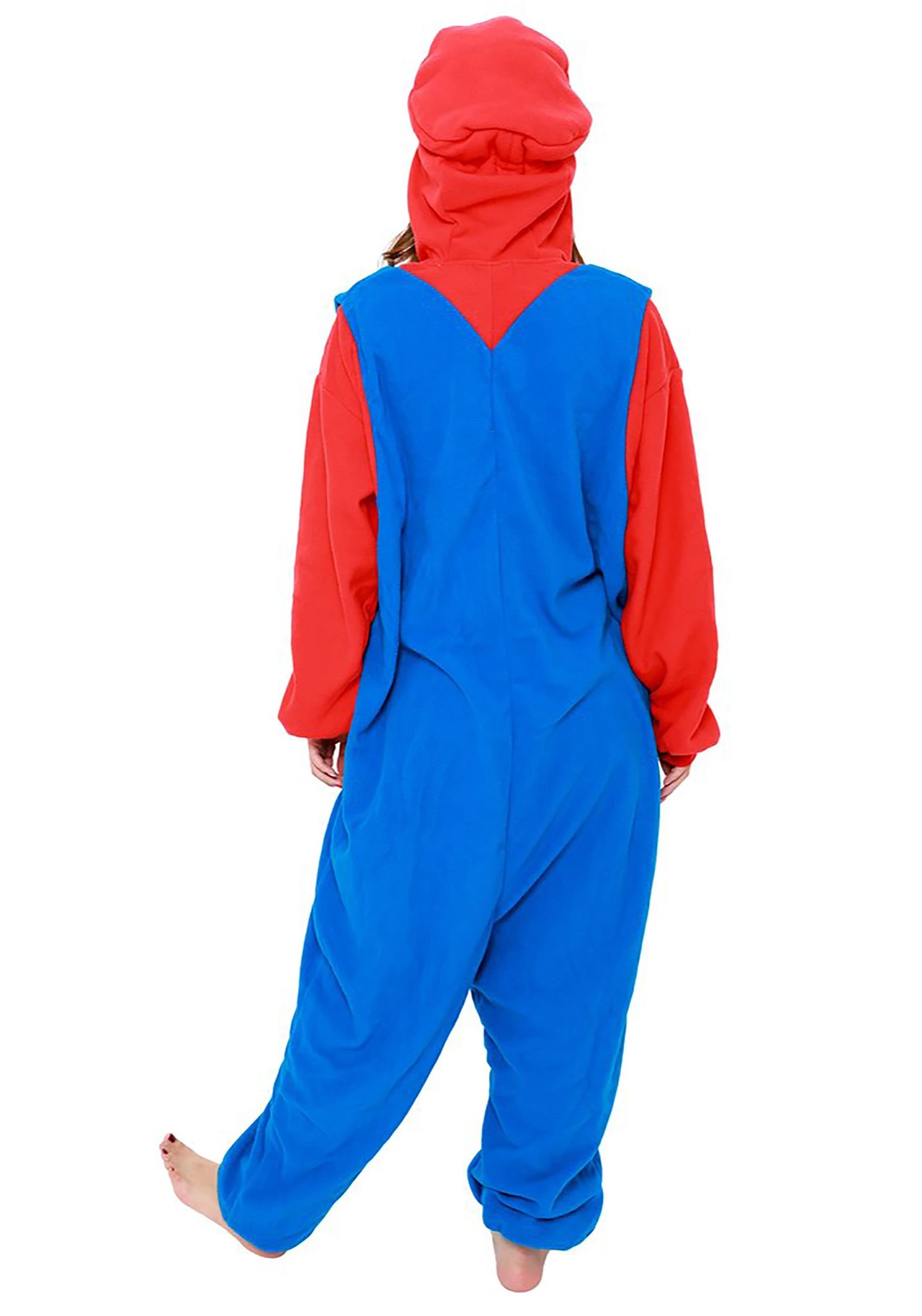 Sazac Super Mario Brothers Adult Mario Kigurumi Costume 4 Sazac Super Mario Brothers Adult Mario Kigurumi Costume - Image 4