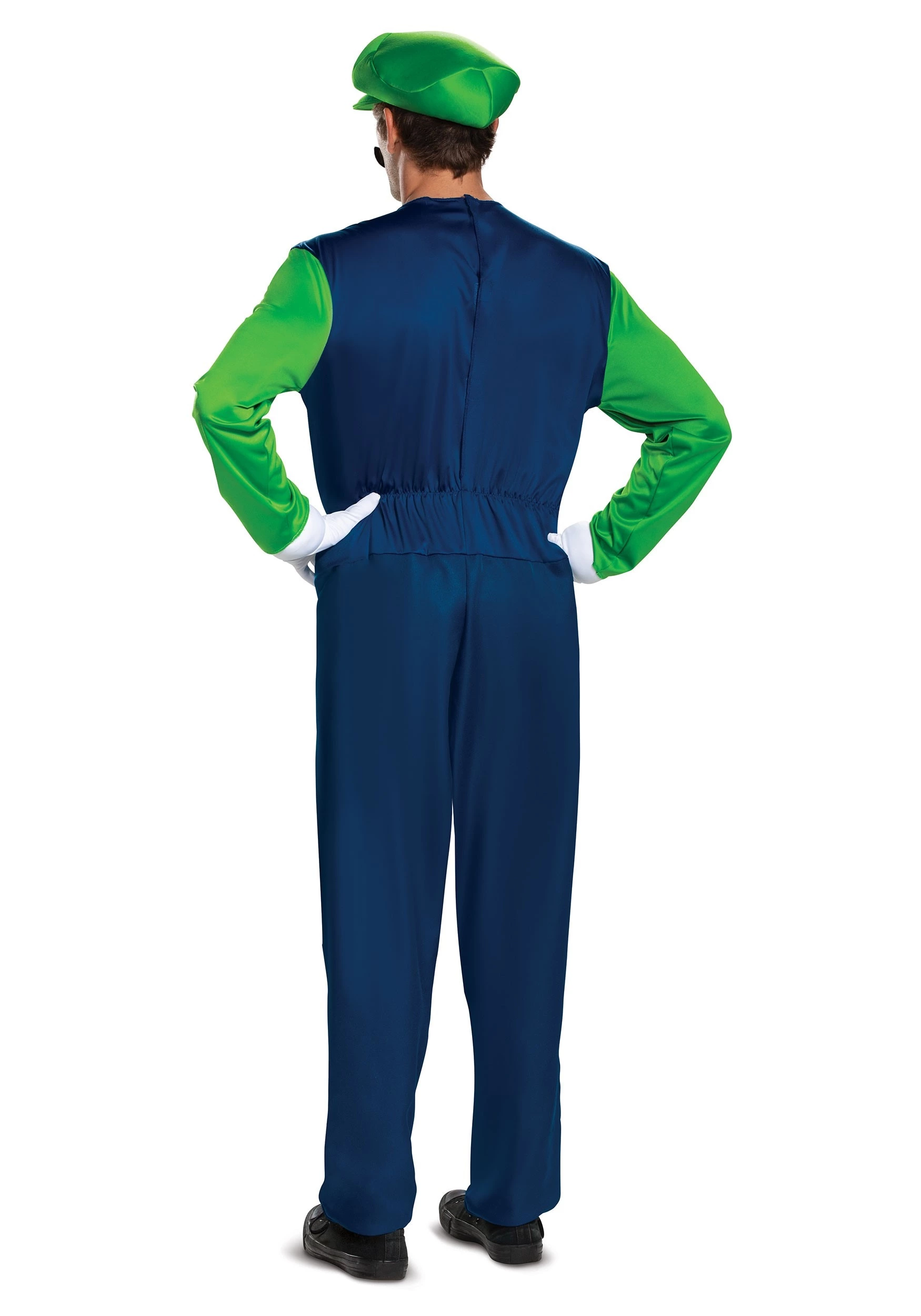 Disguise Super Mario Brothers Men's Luigi Deluxe Costume 2 Disguise Super Mario Brothers Men's Luigi Deluxe Costume - Image 2