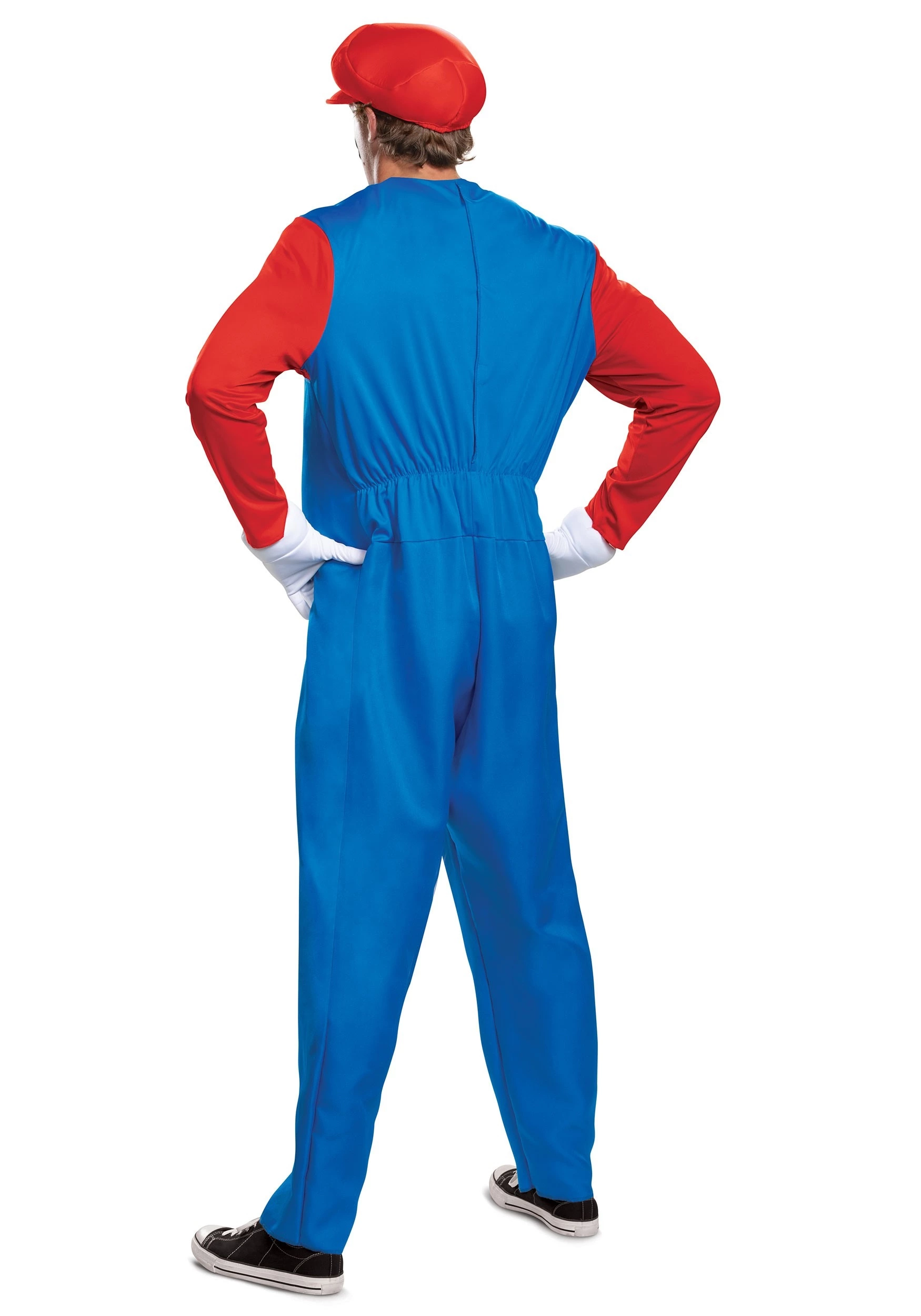 Disguise Super Mario Brothers Men's Mario Deluxe Costume 2 Disguise Super Mario Brothers Men's Mario Deluxe Costume - Image 2