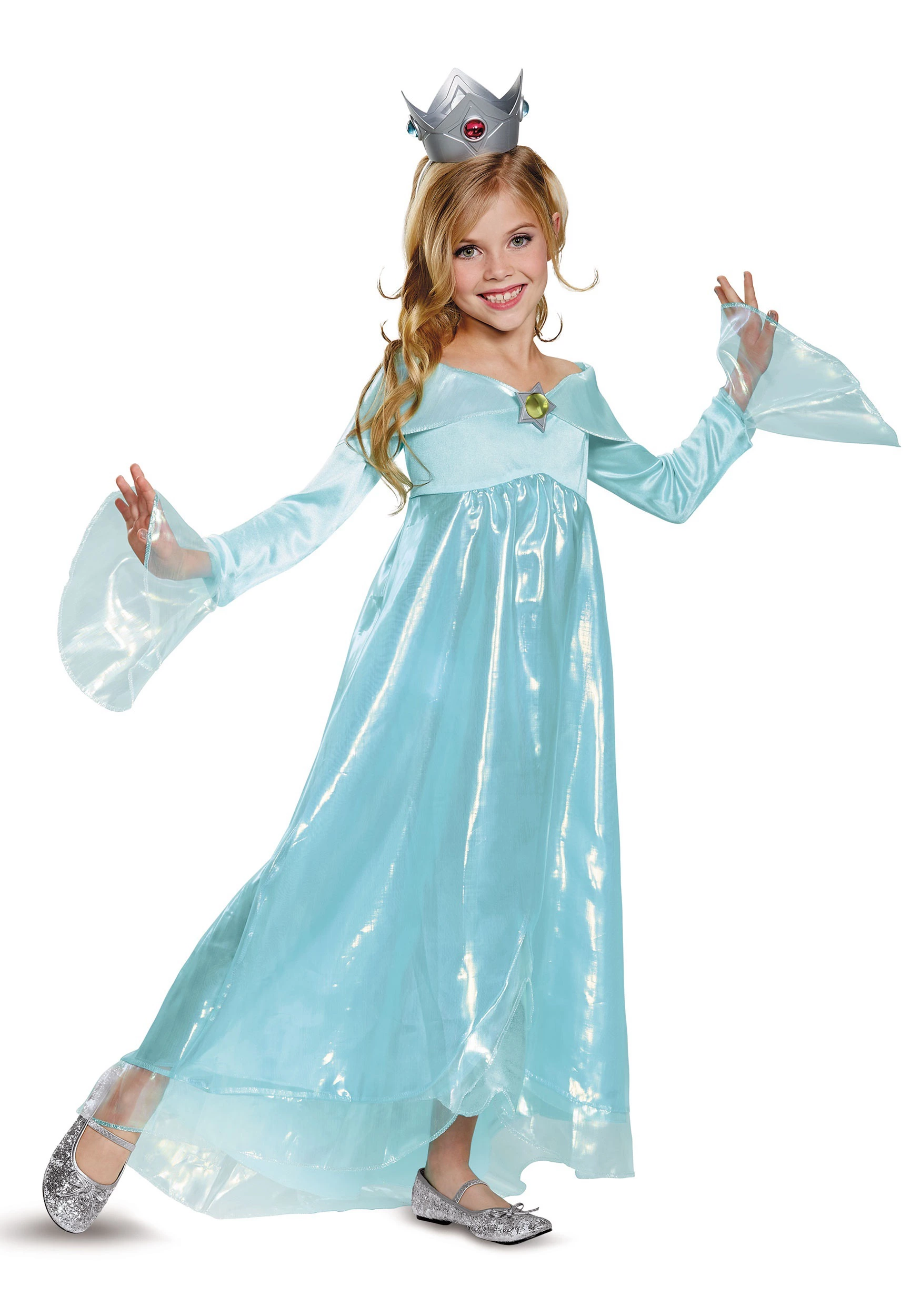 Disguise Deluxe Super Mario Rosalina Girls Costume 1 Disguise Deluxe Super Mario Rosalina Girls Costume