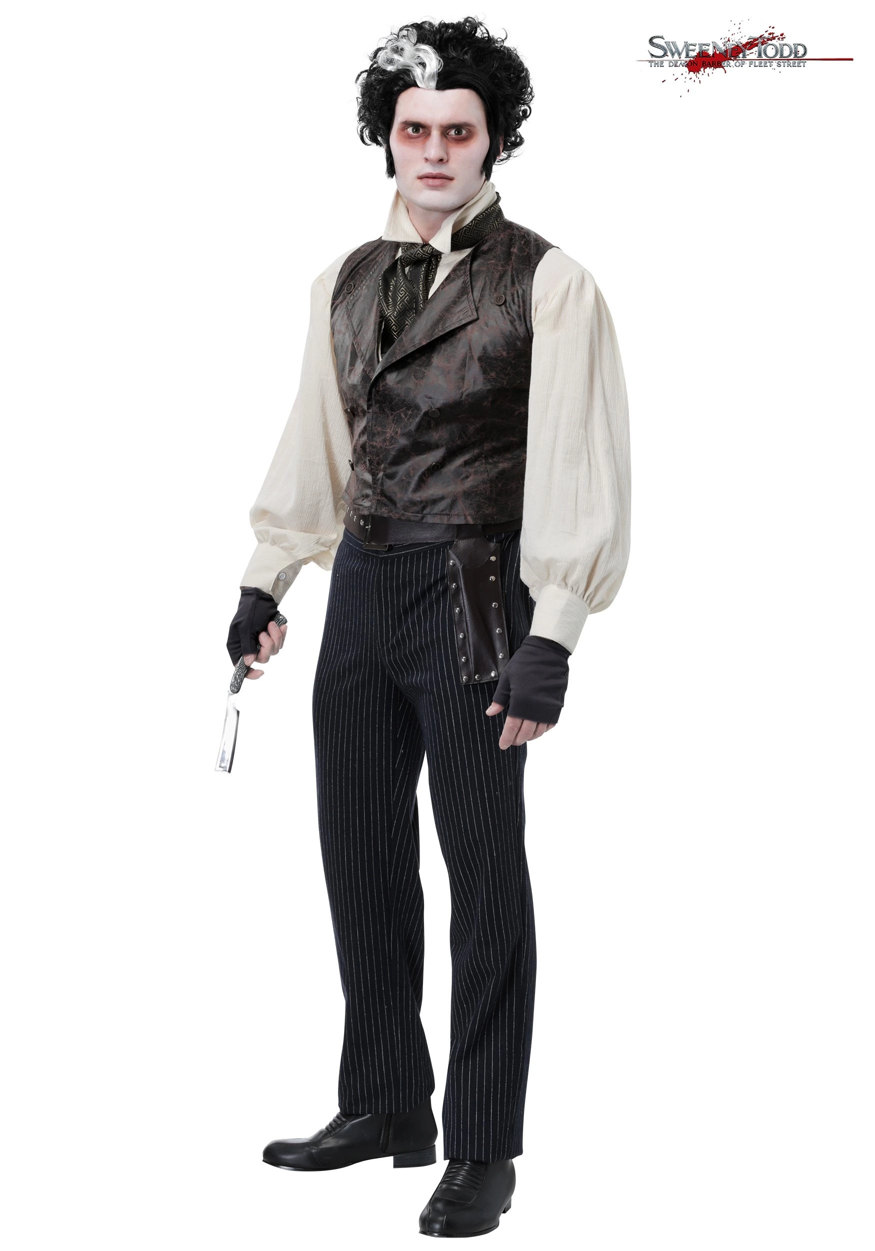 Fun Costumes Sweeney Todd Men's Costume 1 Fun Costumes Sweeney Todd Men's Costume