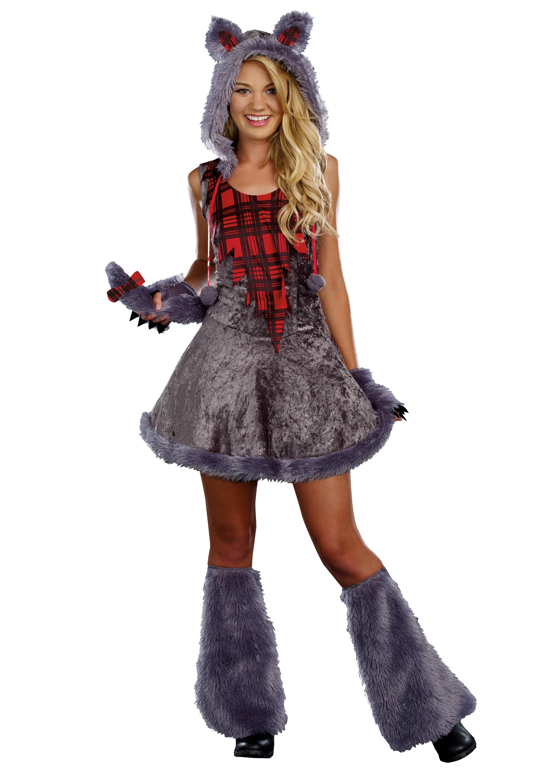 Dreamgirl Teen Full Moon Sassy Werewolf Costume 1 Dreamgirl Teen Full Moon Sassy Werewolf Costume