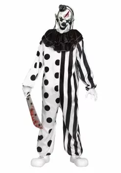 Fun World Killer Clown Costume For Teen Boys