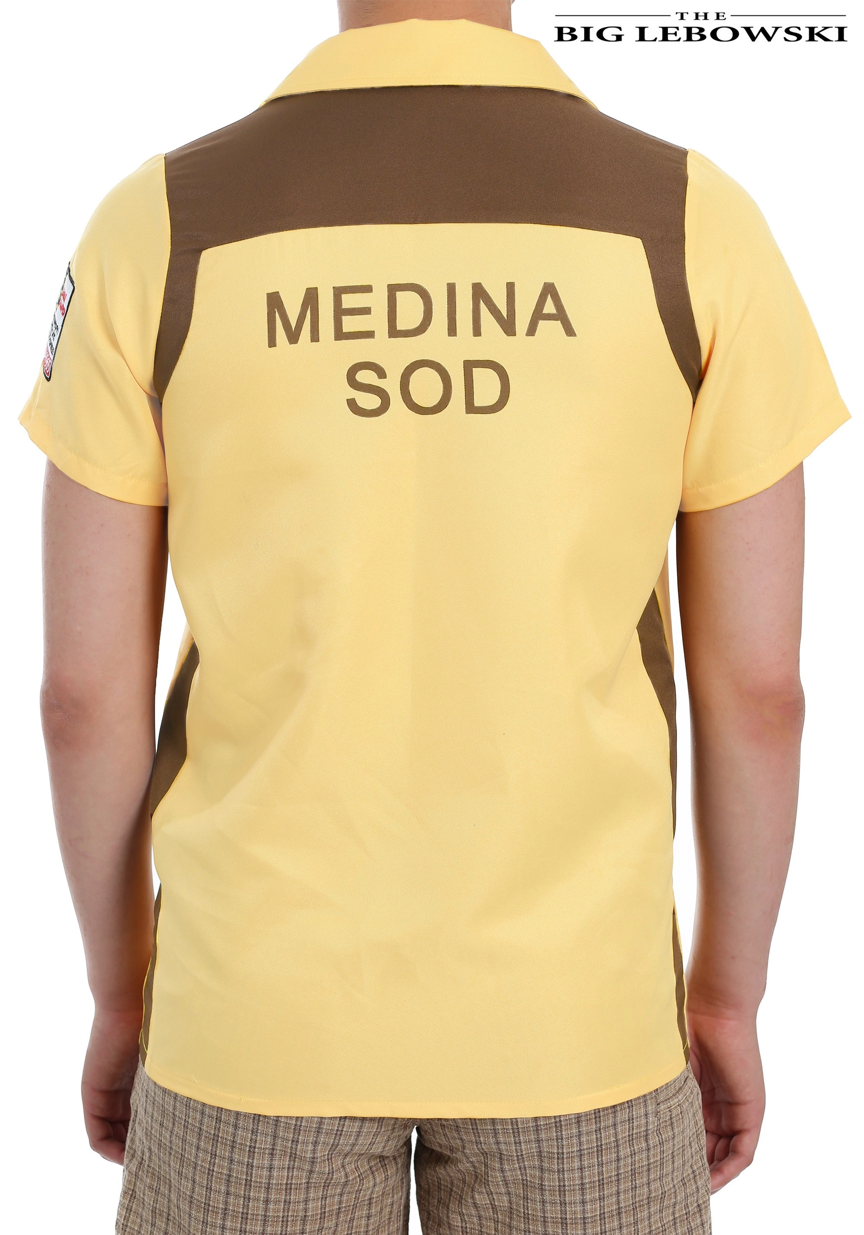 Fun Costumes The Big Lebowski Medina Sod Men's Bowling Shirt 2 Fun Costumes The Big Lebowski Medina Sod Men's Bowling Shirt - Image 2