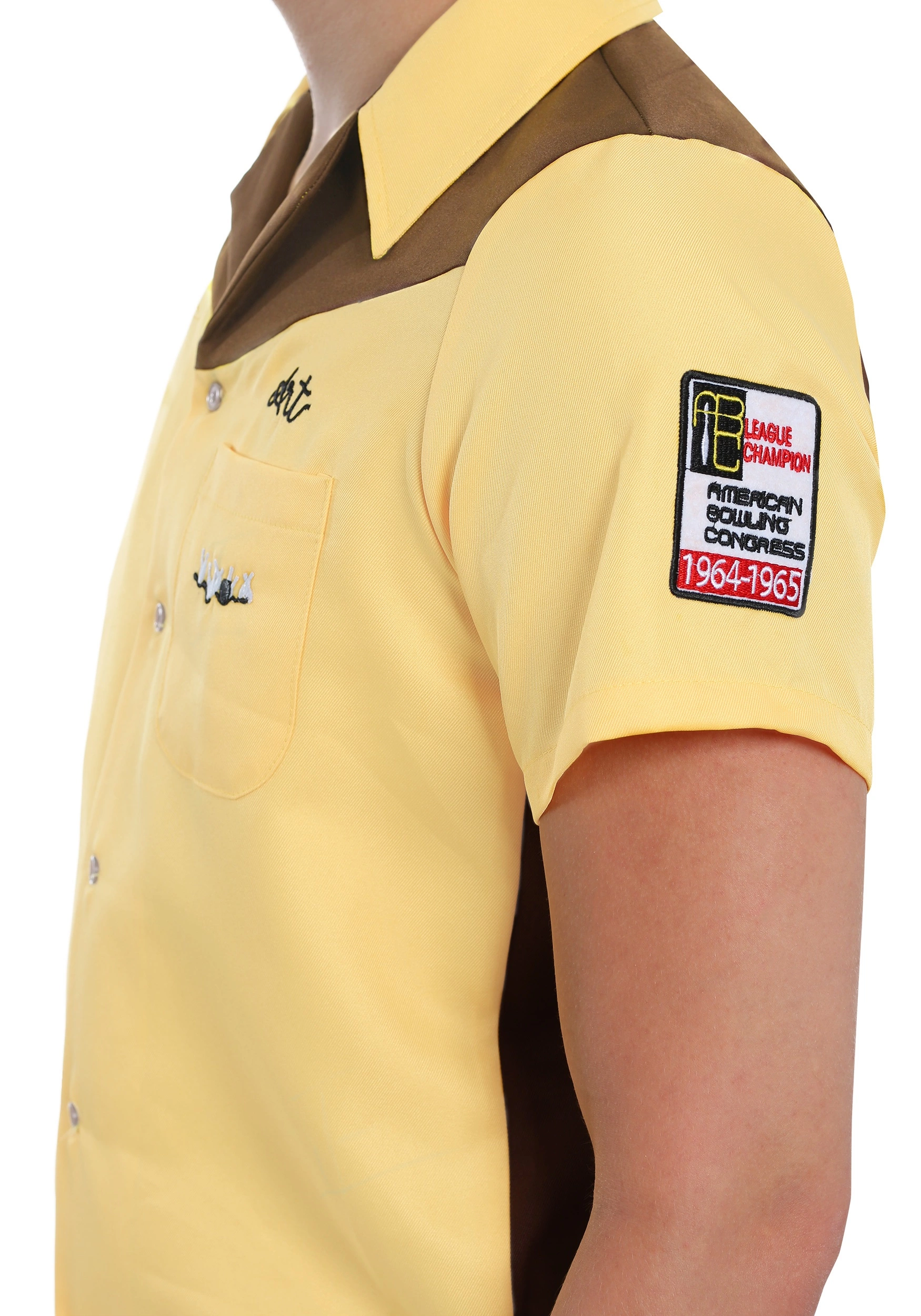 Fun Costumes The Big Lebowski Medina Sod Men's Bowling Shirt 3 Fun Costumes The Big Lebowski Medina Sod Men's Bowling Shirt - Image 3