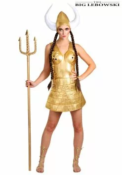 Fun Costumes Women's Plus Size Maude Viking The Big Lebowski Costume