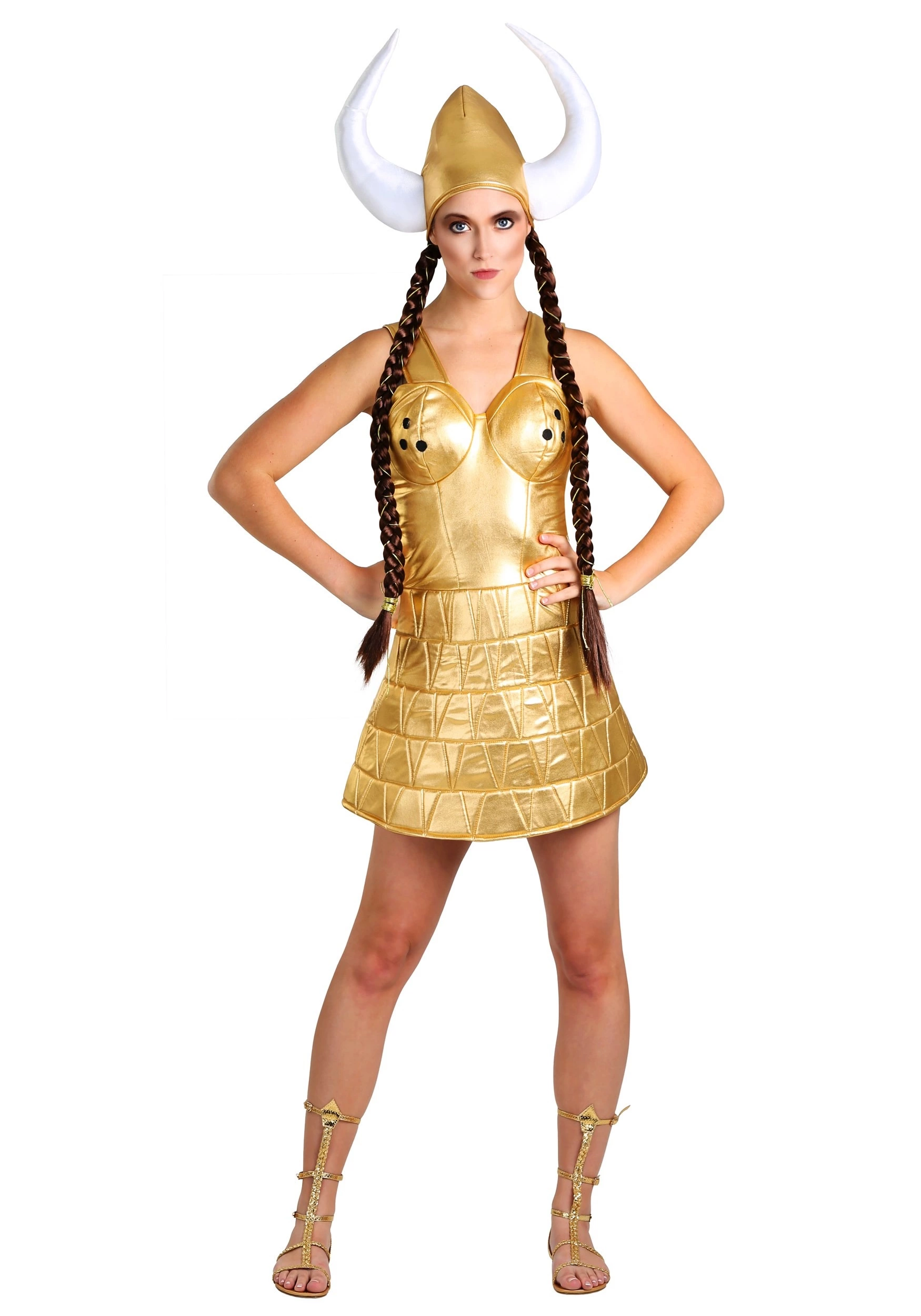 Fun Costumes Women's Plus Size Maude Viking The Big Lebowski Costume 2 Fun Costumes Women's Plus Size Maude Viking The Big Lebowski Costume - Image 2