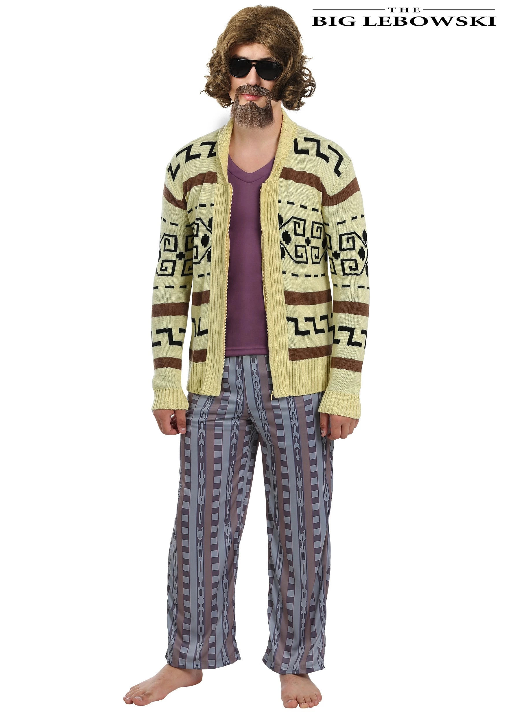 Hing Ting The Big Lebowski The Dude Men's Sweater Costume 1 Hing Ting The Big Lebowski The Dude Men's Sweater Costume